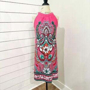 New York & Co Printed Halter Dress Women’s Sz Small